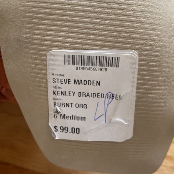 Steve Madden Women's Kenley Heeled Sandal, Size 6, Burnt Orange - Picture 4 of 7